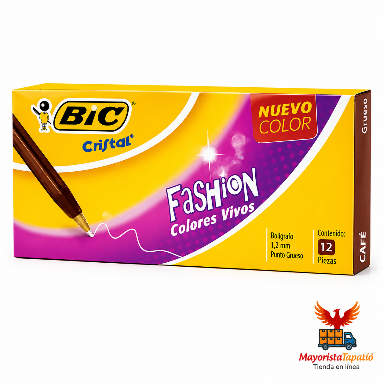 PLUMA BIC CRISTAL 12PCS