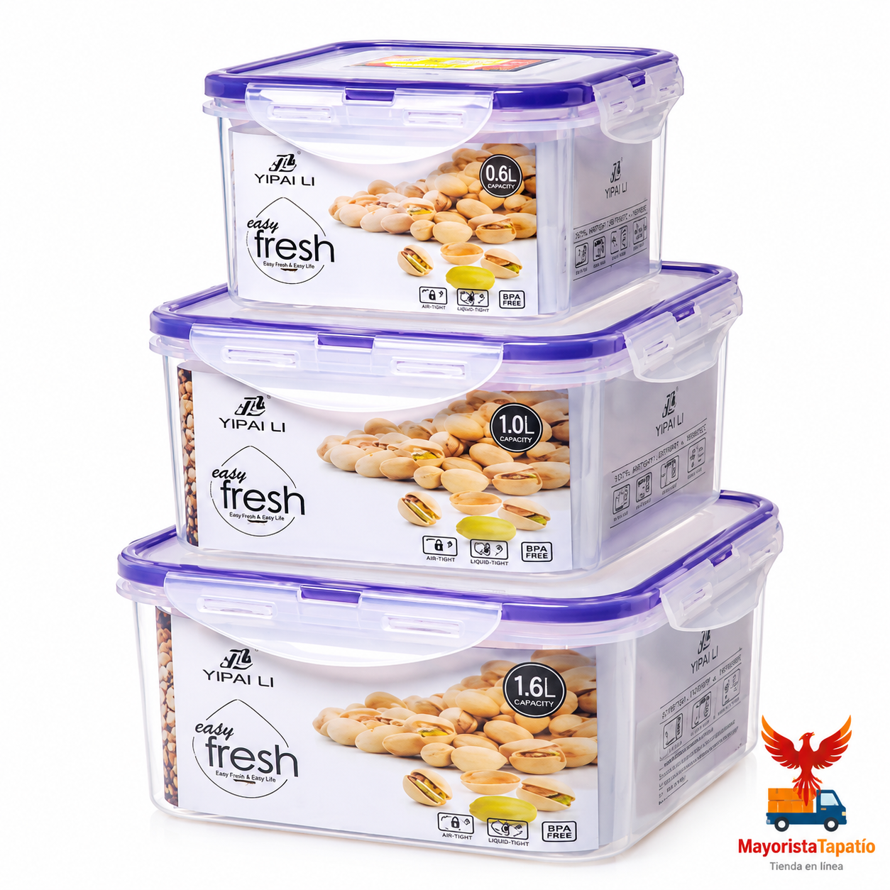 JUEGO DE CONTENEDOR 3PZ