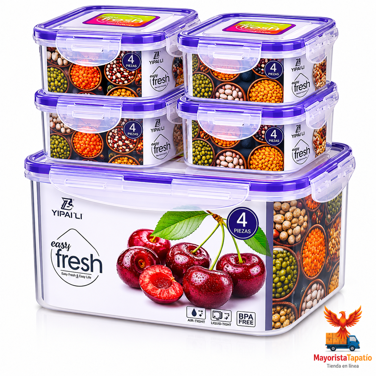 JUEGO DE CONTENEDOR 6PZ