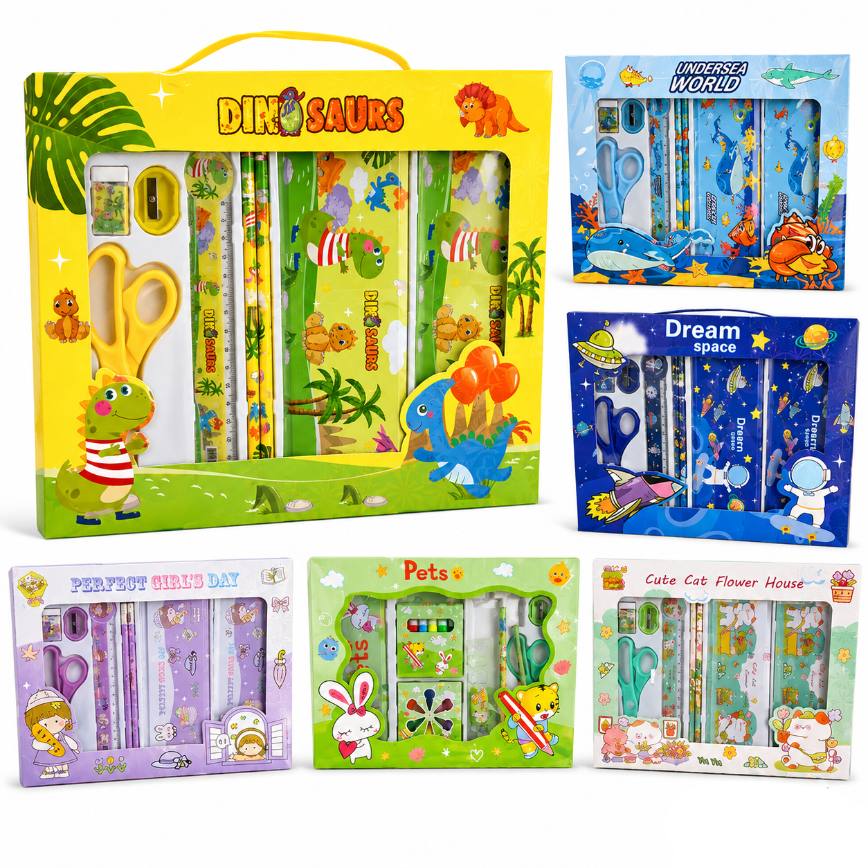 Kit Escolar Diseños Con Tijeras