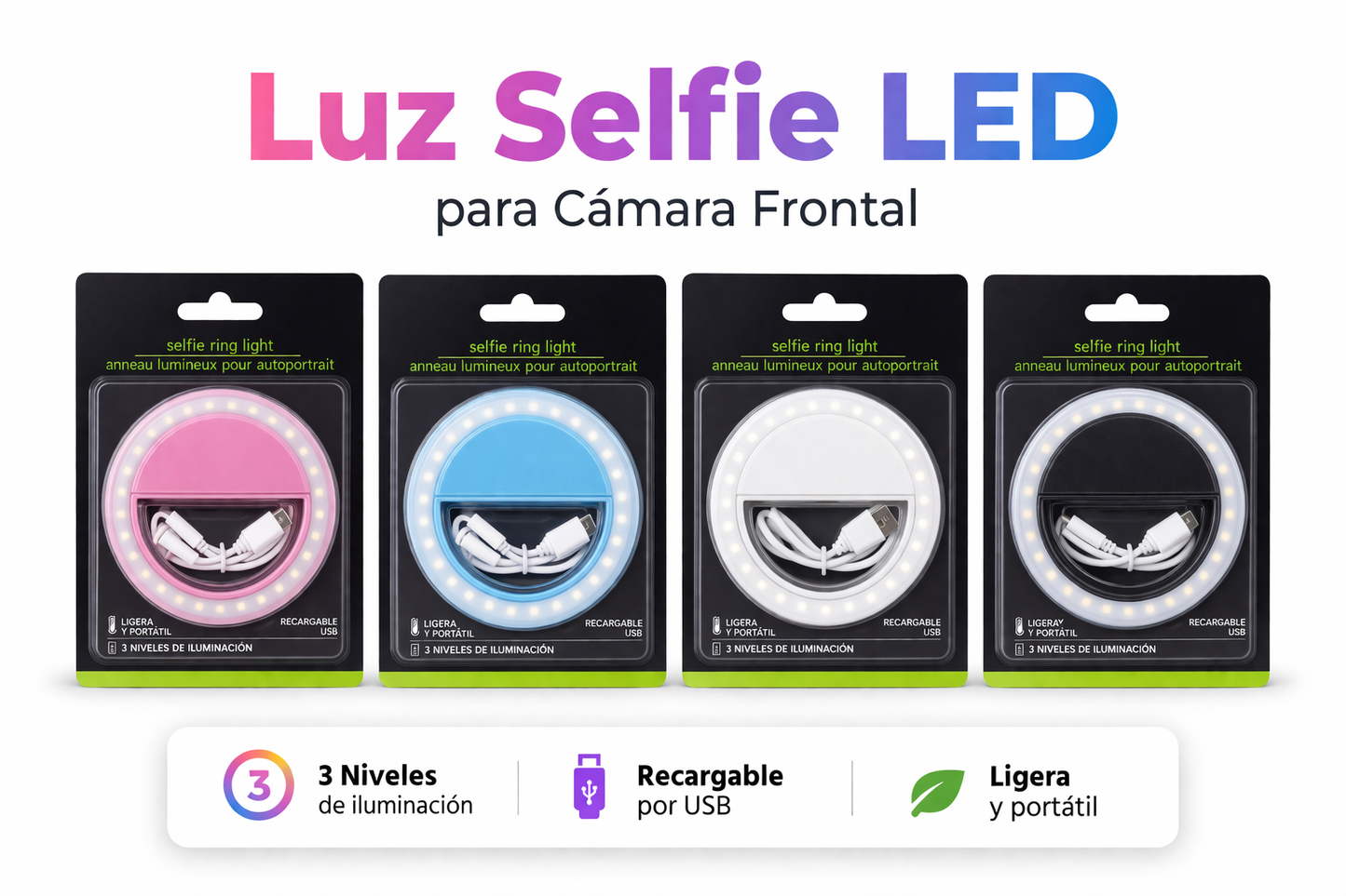 Aro luz Led para Celular