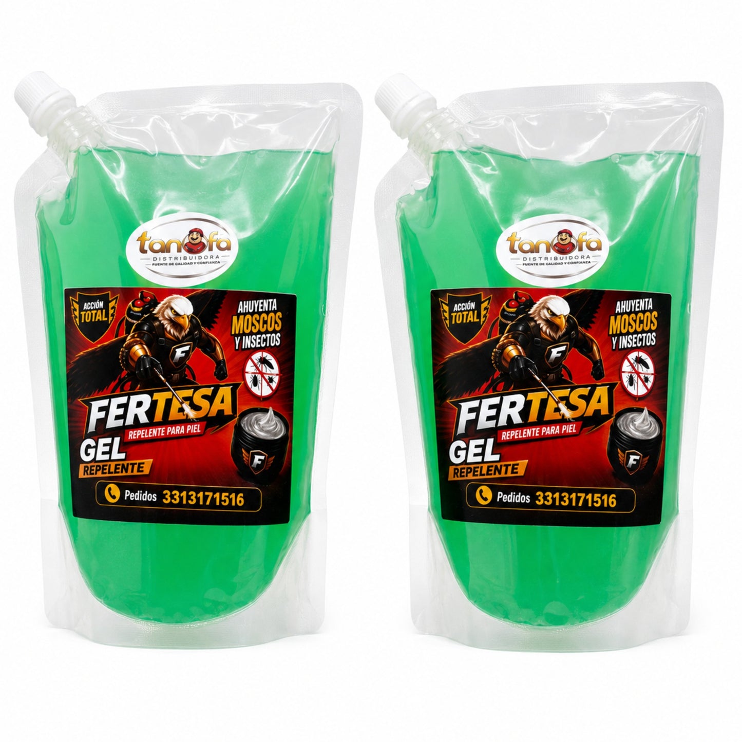 Gel repelente