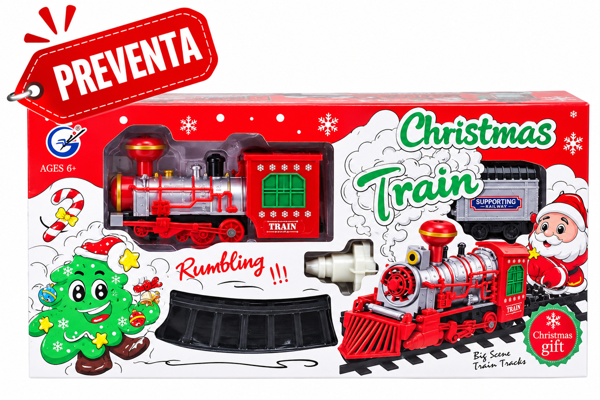 Tren navideño chico
