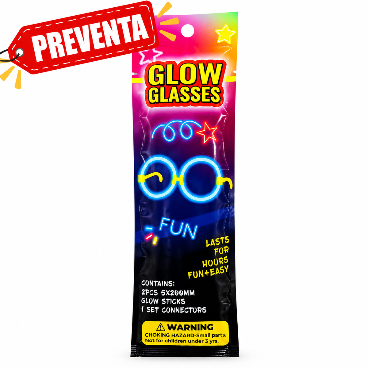 Lente neon redondo
