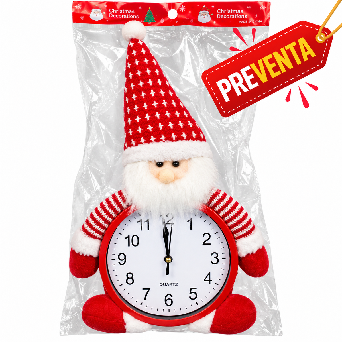 Santa con reloj