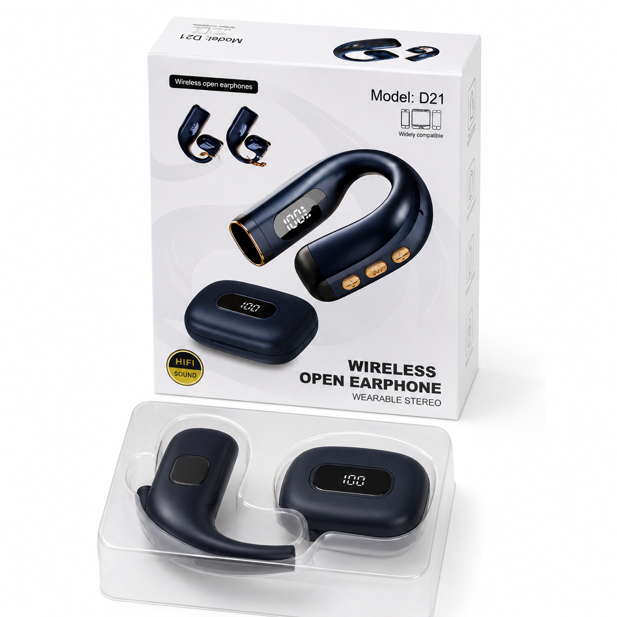 AUDÍFONOS BLUETOOTH D21