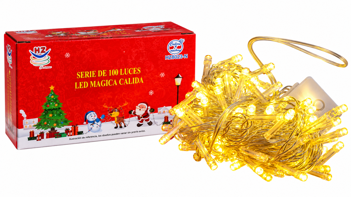 Luz navideña Cálida 8023