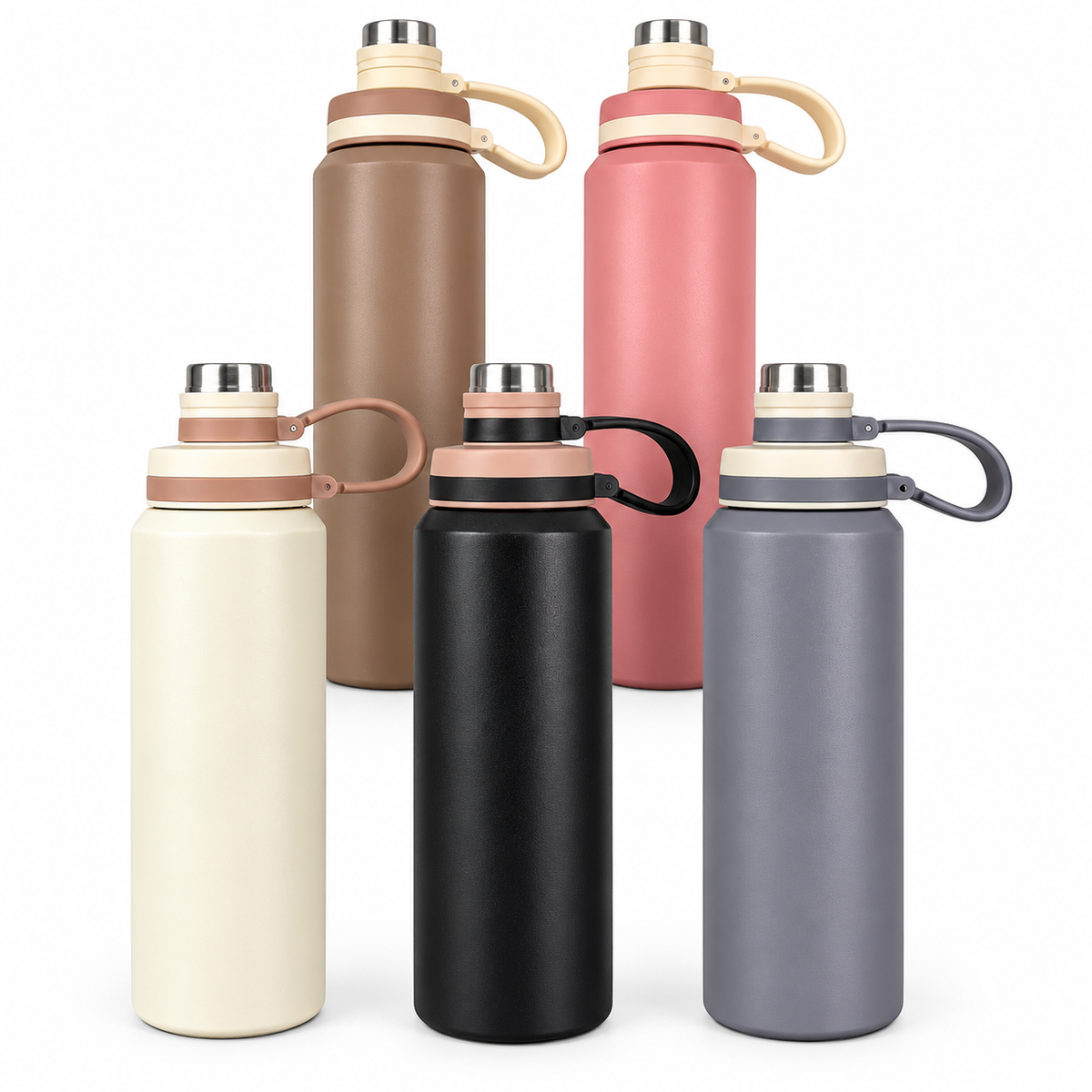Termo Tapa Plateada 800ml