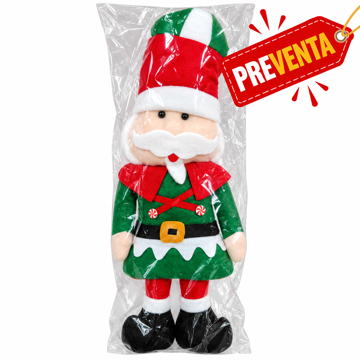 Muñeco navideño verde