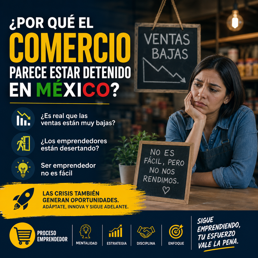 ¿Por qué el comercio parece estar detenido en México?