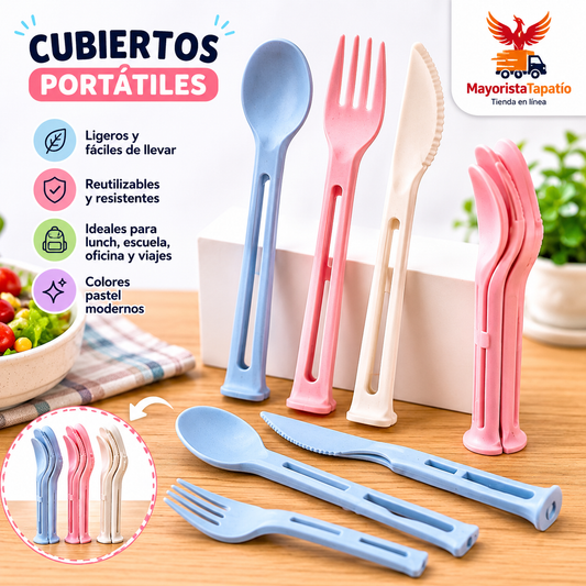 JUEGO DE CUBIERTOS COMPACTOS