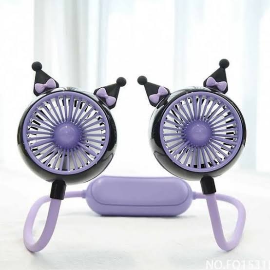 Mini ventilador cuello  Kuromi