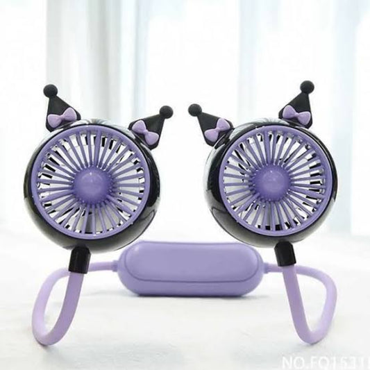 Mini ventilador cuello  Kuromi