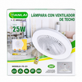 Lampara ventilador de techo aromatizante 10 pulgadas