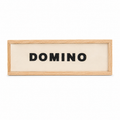 Juego domino de madera con estuche