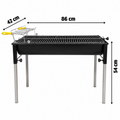 Asador de metal grande