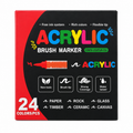 Acrylic brush 24 pcs