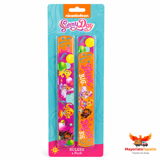 4 pack pulsera circular de regla infantil