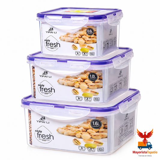 JUEGO DE CONTENEDOR 3PZ