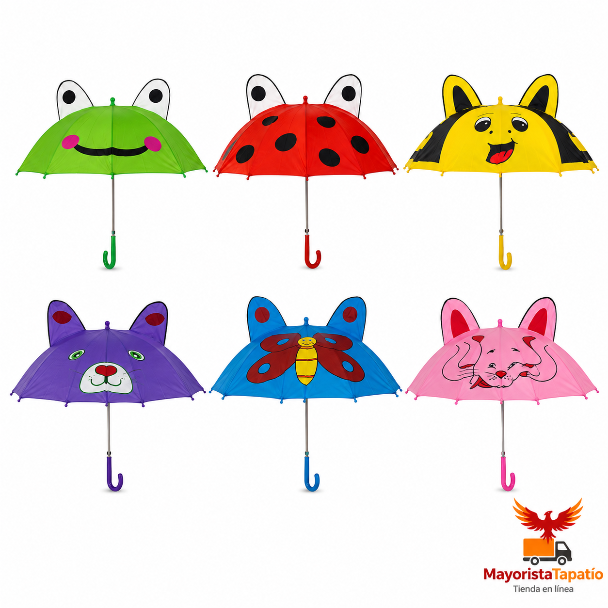 SOMBRILLA INFANTIL DE ANIMALES