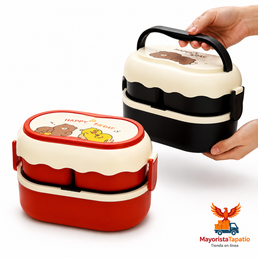 Lunch box doble infantil 1700ml