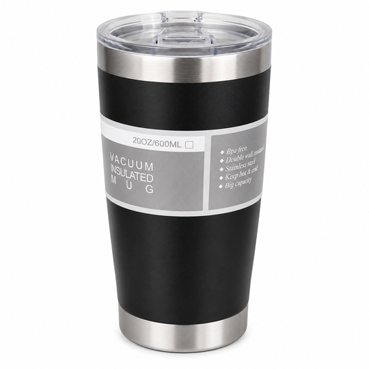 Termo 20 Oz NEGRO - Provedor CDMX