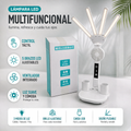 Lampara ventilador reloj de escritorio
