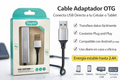Cable otg adaptador 3 usb