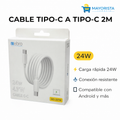 Cable Carga Rapida C-C 6A 2M