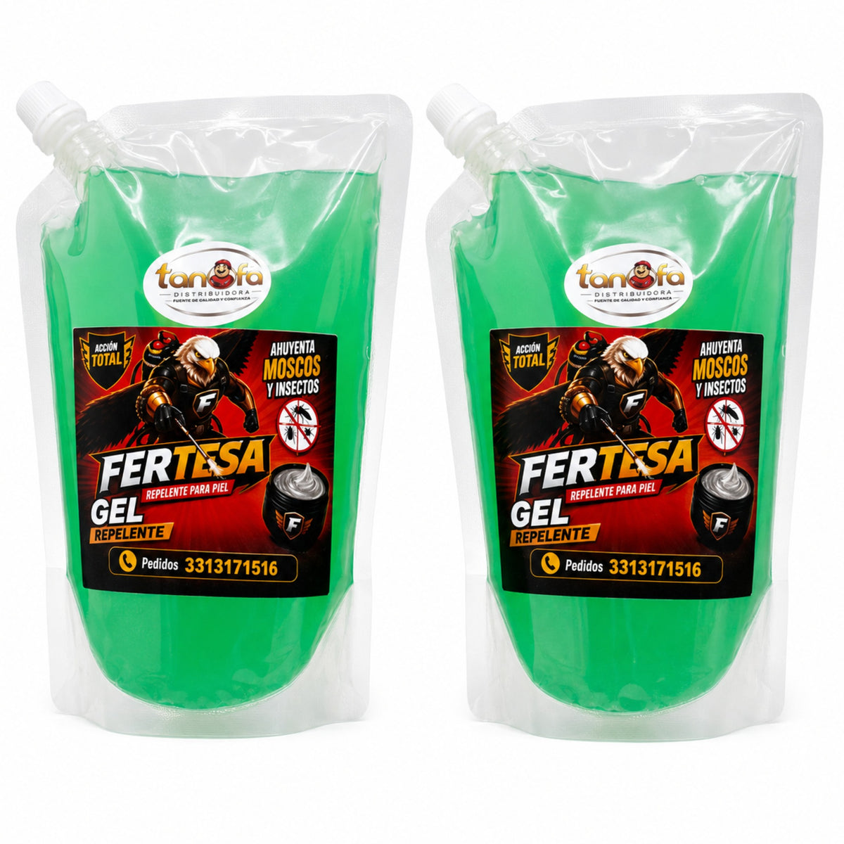 Gel repelente