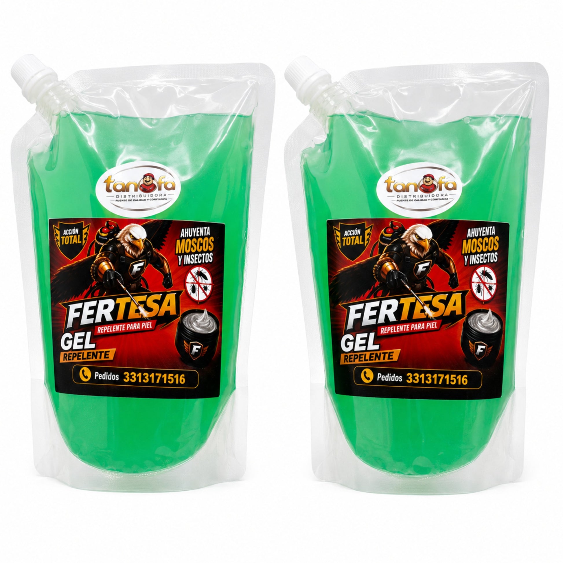 Gel repelente