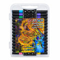 Marcador glitter doble punta 48pcs