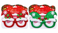 Lentes de gorritos navideños