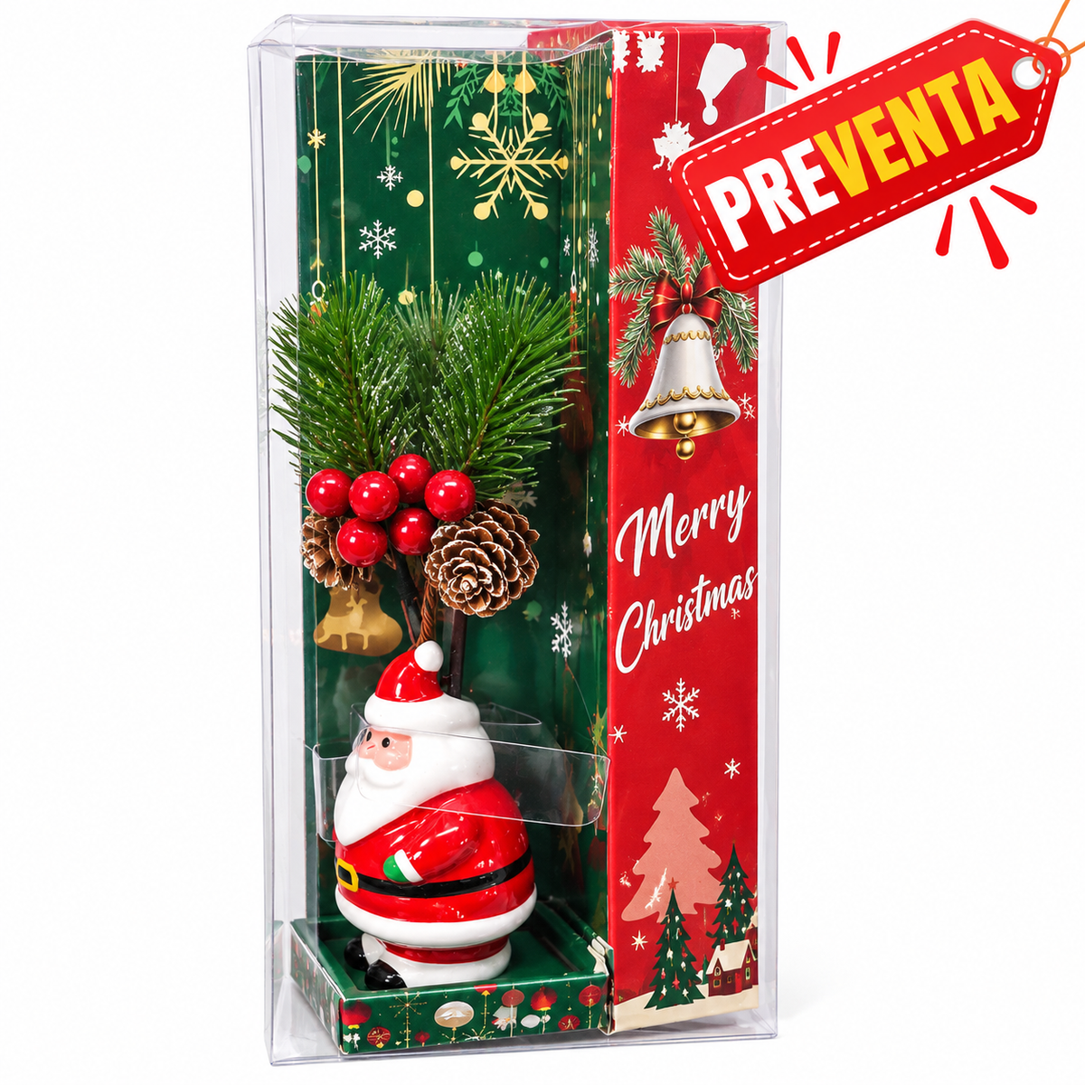 Santa con pino