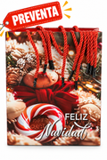 Bolsa de regalo navideño 10 pcs