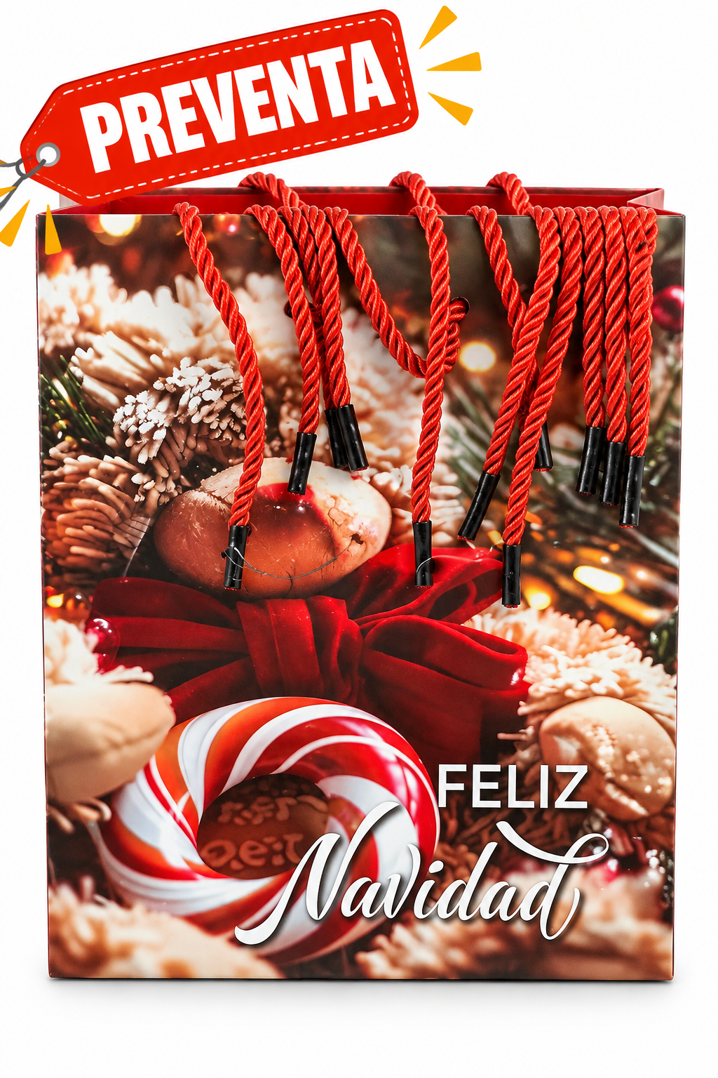 Bolsa de regalo navideño 10 pcs