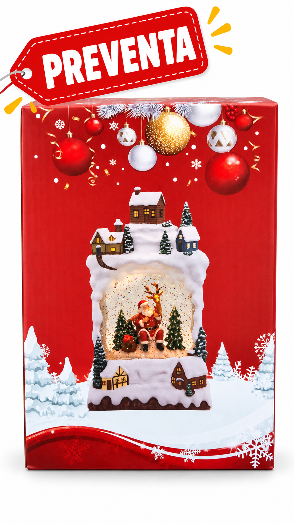 Casita burbuja santa Claus