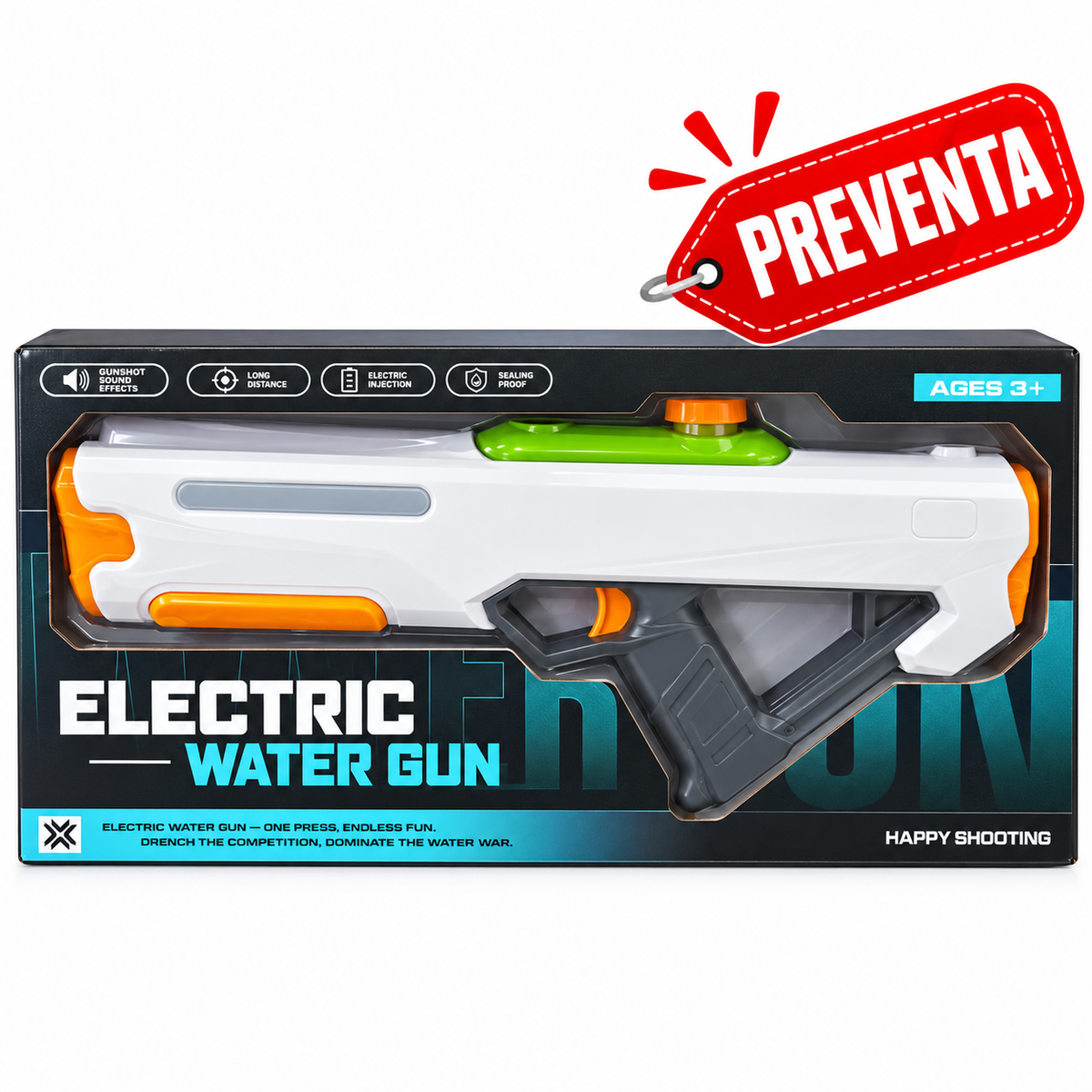 Pistola electrica de agua