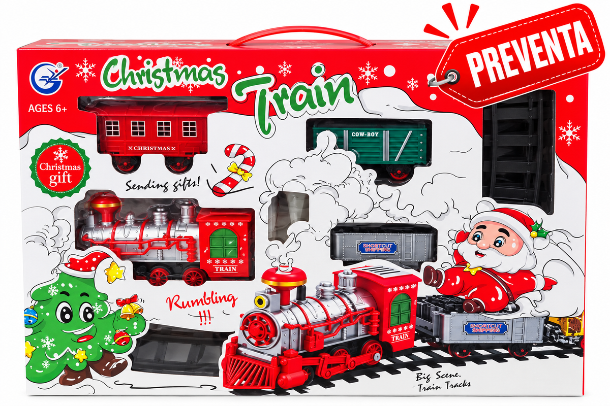 Tren navideño Grande