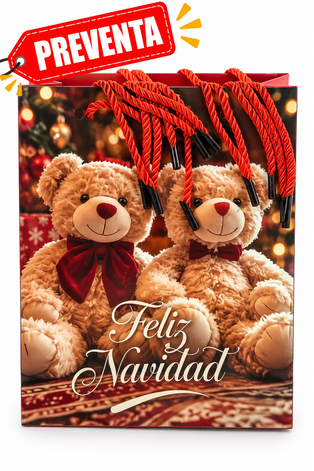 Bolsa de regalo navideño 10 pcs