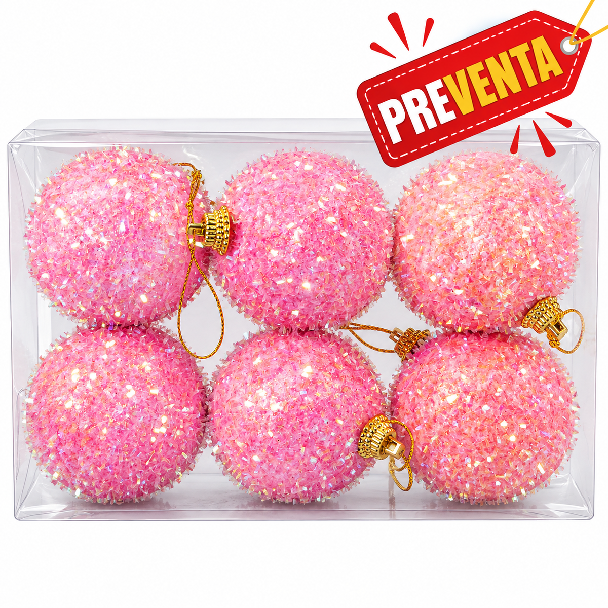 Esferas navideñas 6 pcs