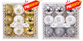 Esferas navideñas 12 pcs